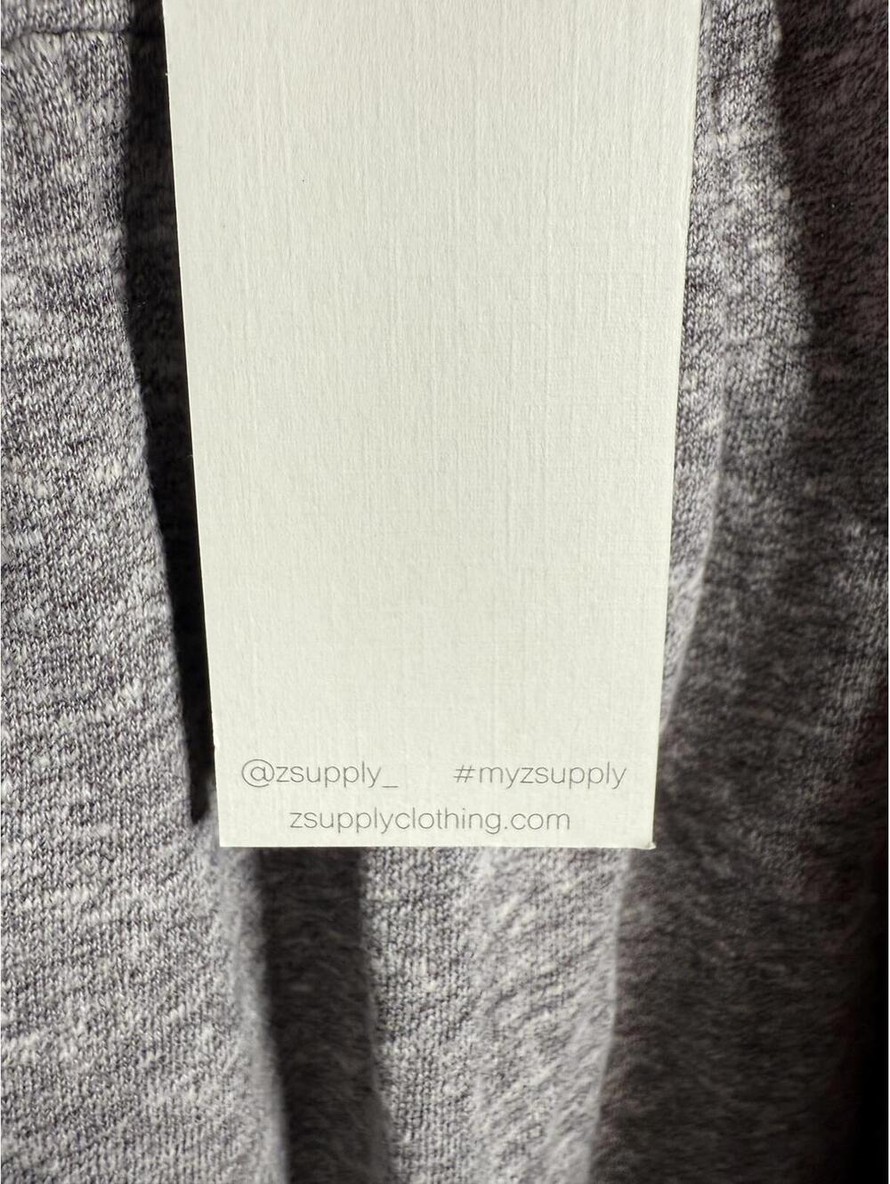 NWT Z Supply Kona Triblend Dress Heathered Gray Women's Size M - Picture 7 of 7